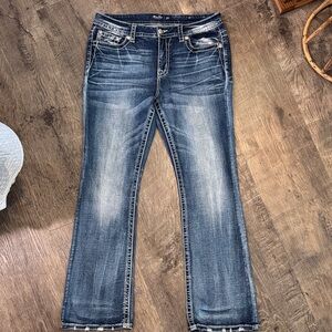 Miss Me Dark Blue Boot Cut Jeans